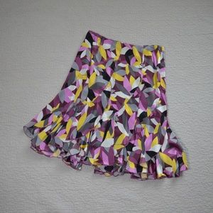 Ideology Silk Ruffled Hem Skirt Size 6